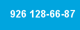 926 128-66-87